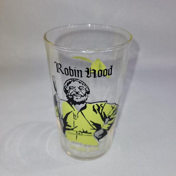 Robin Hood Vintage 1950s Litle John Drinking Glass 4.5" Collectible Cup - Picture 1 of 1